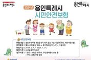 용인특례시, 시민안전보험 운용 5개월만에 102명에 3010만원 지급