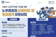 수원시, 노무제공자에게 산재보험·유급병가 지원한다