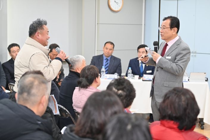 이현재 시장, 감북동 지역 발전 위해 “동남로 연결도로 지상화 노력하겠다”