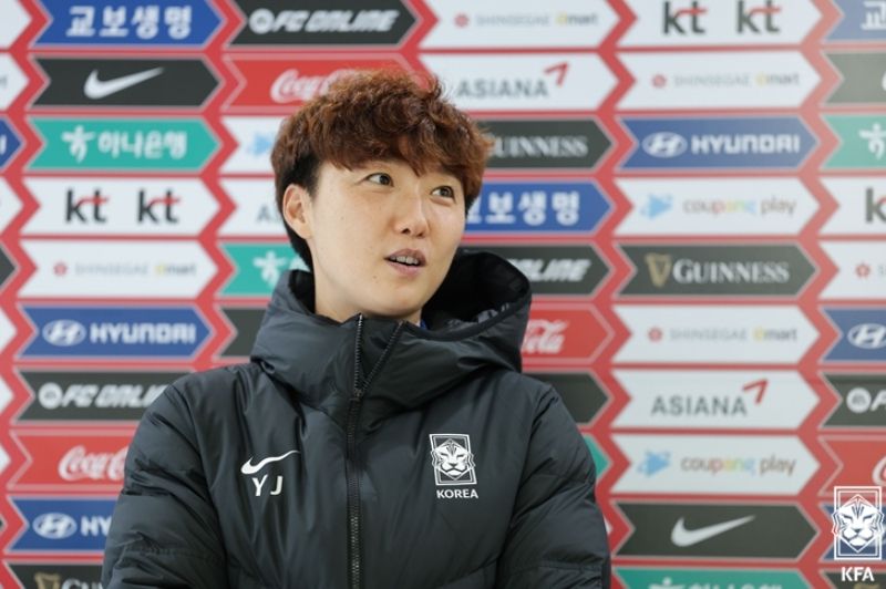 여자 축구 U-20 대표팀을 이끌고 있는 박윤정 감독.