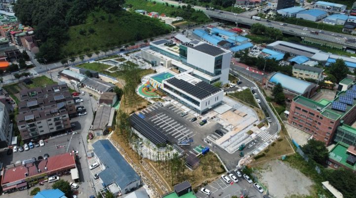 광주시 광남동 행정복합문화시설 공영주차장(조성 후)