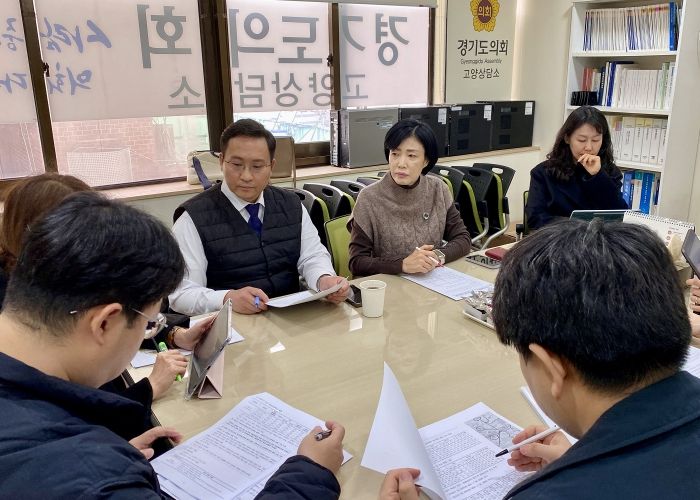 경기도의회 이경혜, 변재석 의원, 고양시 덕양구 학군 및 고교학점제 개선을 위한 정담회 개최